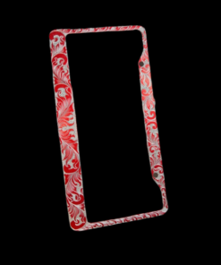 Candy red License plate holder