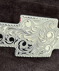 Hand Engraved Chrome Plated CBS (Cat Eye) Front Chevy Bowtie (2003-2006)