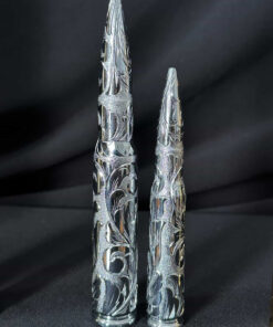 NEW!! 50 Caliber MAGNUM Hand Engraved Bullet Antenna Topper